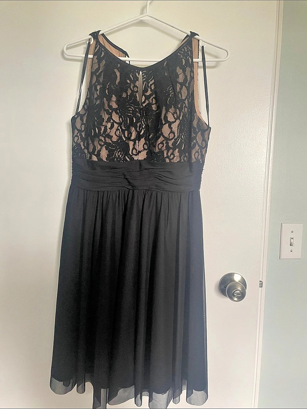 Jessica Howard Women's Lace Midi Dress Black 8P Like New